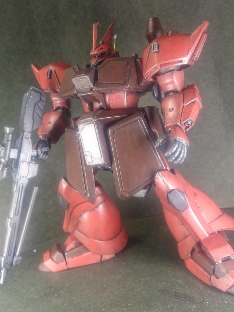 胴体などはプラ板のスクラッチです