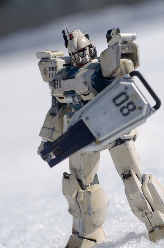 雪原を往くイメージ。