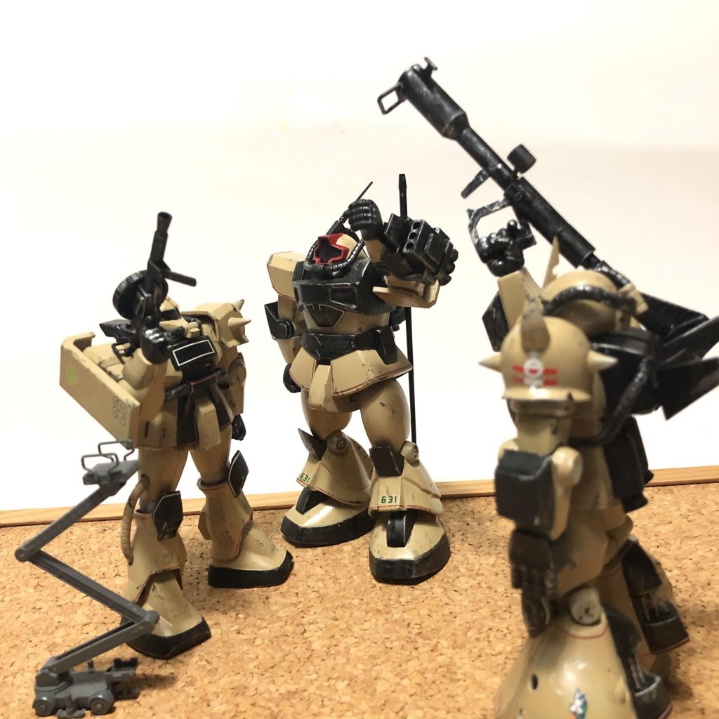 旧キット1/144「グフ飛行試験型」–9枚目/制作者:GORO55