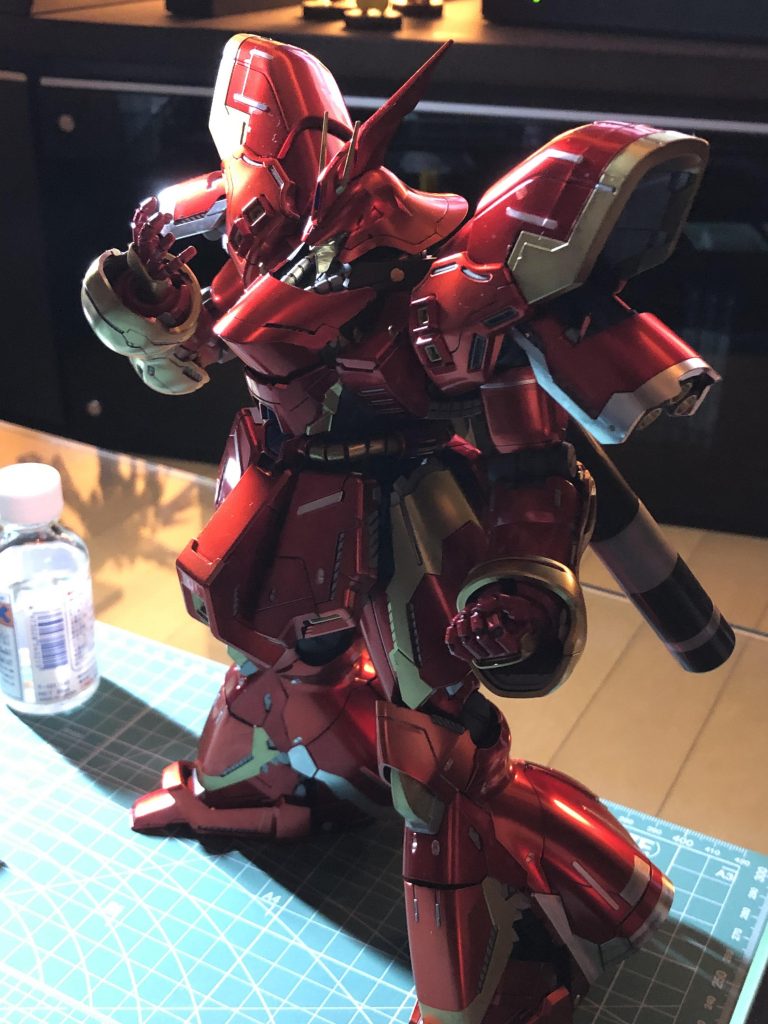 IRONMAN Mk-MSN-04 SAZABI–5枚目/制作者：@batayan423