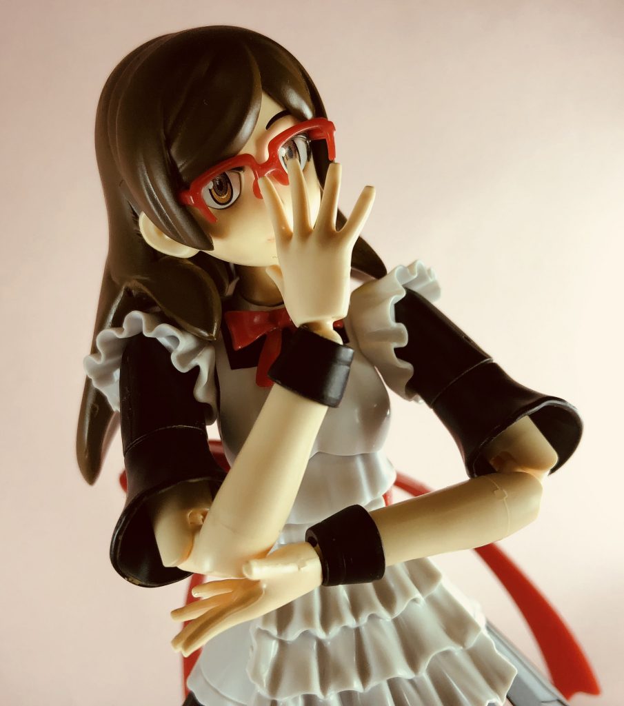 チナッガイの顔パーツをそっくりそのまま使用しているので、もちろんメガネパーツも装着可能です。
趣味です。この写真めちゃくちゃ気に入ってます。