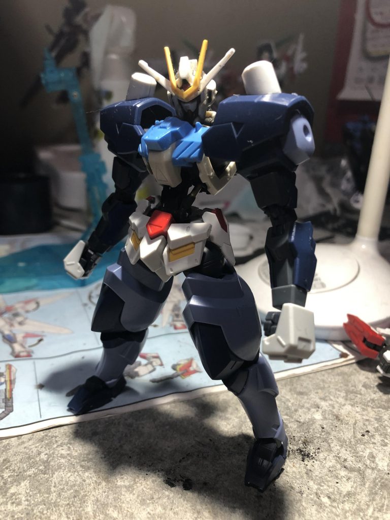 第2形態(second stand by)
設定では、百錬のパーツでマッシブ感を出せたらなと、ミキシングだけで形を整えて見るかと思い、合わせてみたら自分的にすごく好きな形になったので満足でした笑