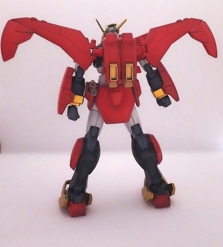 背面。ノーザンポッドを加工した万能飛行ユニット、スクランブルブースター。