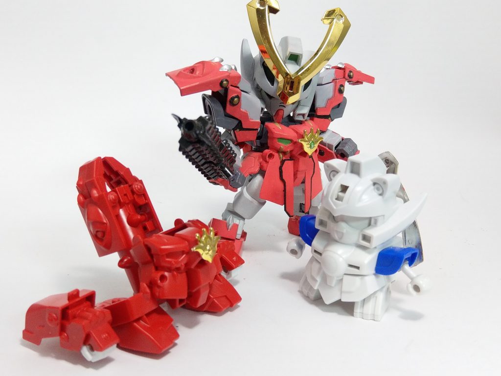 最後は元キットなワカ&鬼の鎧とのショット

制作過程は以前アップしてるので、よければご覧下さい
(^_^;)