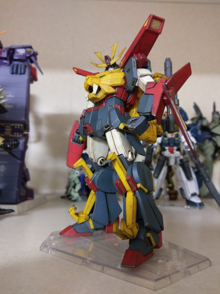 まあ水性塗料筆塗りなんで塗装ハゲが怖くて、あんまり動かせないという悲しいジレンマ。