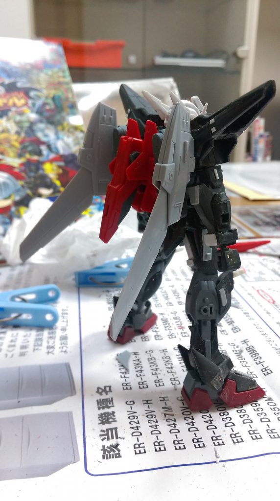 切った貼ったでコアファイターぽく。