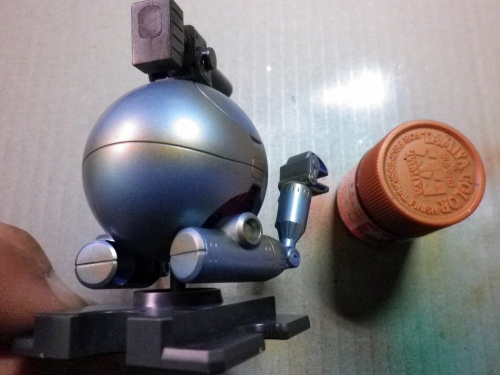 タミヤのメタリックブラウンでシャドー吹きでやつれた感を再現！