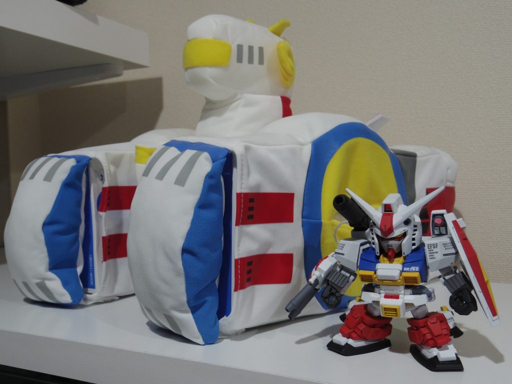 一番くじのホワイトベースと撮影