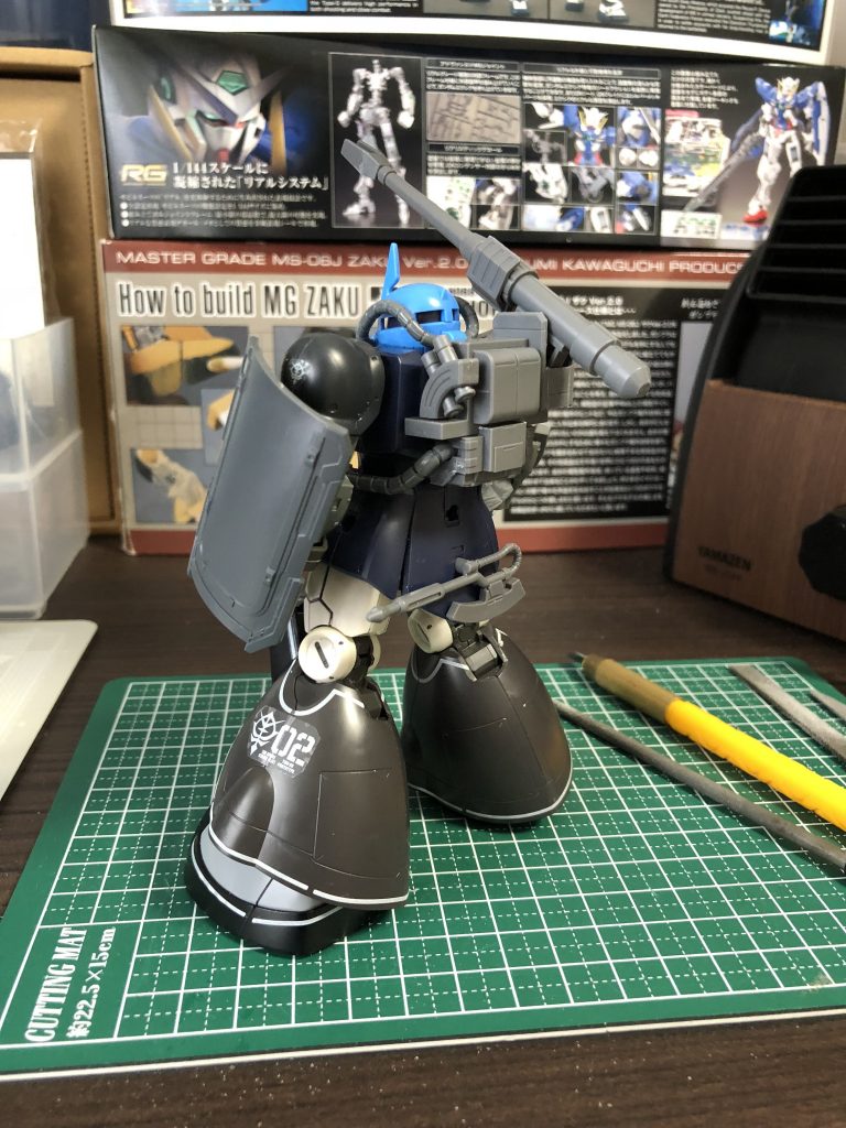 グフキャノン試作型–5枚目/制作者：フジータ@素組みでガンプラ！