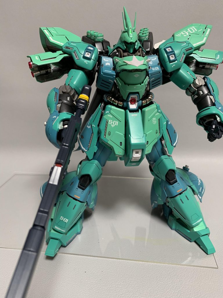 サイコフレーム上のアーマーハッチを全閉したクールダウンモード