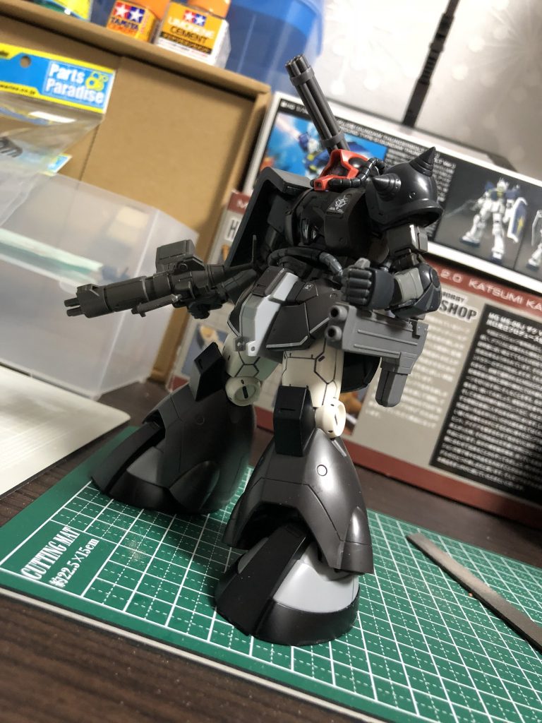 ドム試作型キャノンタイプ–4枚目/制作者：フジータ@素組みでガンプラ！