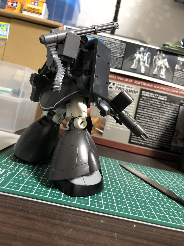 ドム試作型キャノンタイプ–3枚目/制作者：フジータ@素組みでガンプラ！