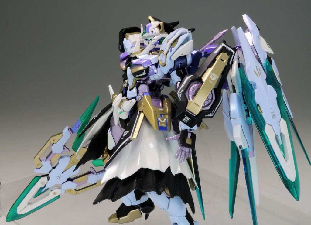 ランスは、バルバトスのメイスの柄と、付録のGNフルセイバーと、トランジェントのランスを使っています。