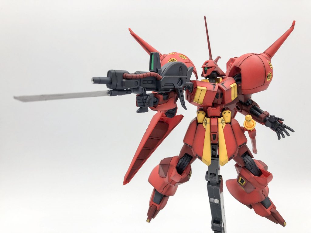 白兵戦用MSということで銃剣もかっこいいです。