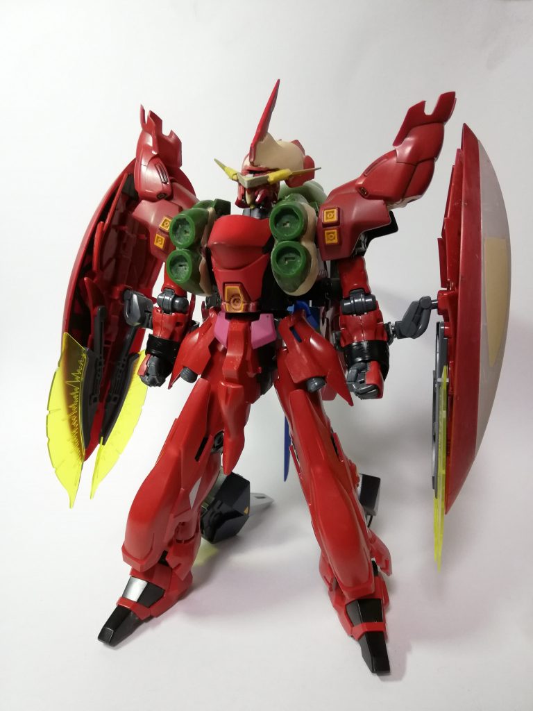 こちらが塗装前の仮組みの画像です。使用したキットは以下のものとなります。
HGUCシナンジュ
HGUCクシャトリヤ
HGUCサザビー
HGUCユニコーンガンダムDモード
HGUCギャプランフライルー
HGIBOグレイズ(流星号)
HGIBOキマリスヴィダール
HGBFアメイジングエクシア
MGターンエーガンダム(一部部品注文)
BB戦士シナンジュ
BB戦士クシャトリヤ