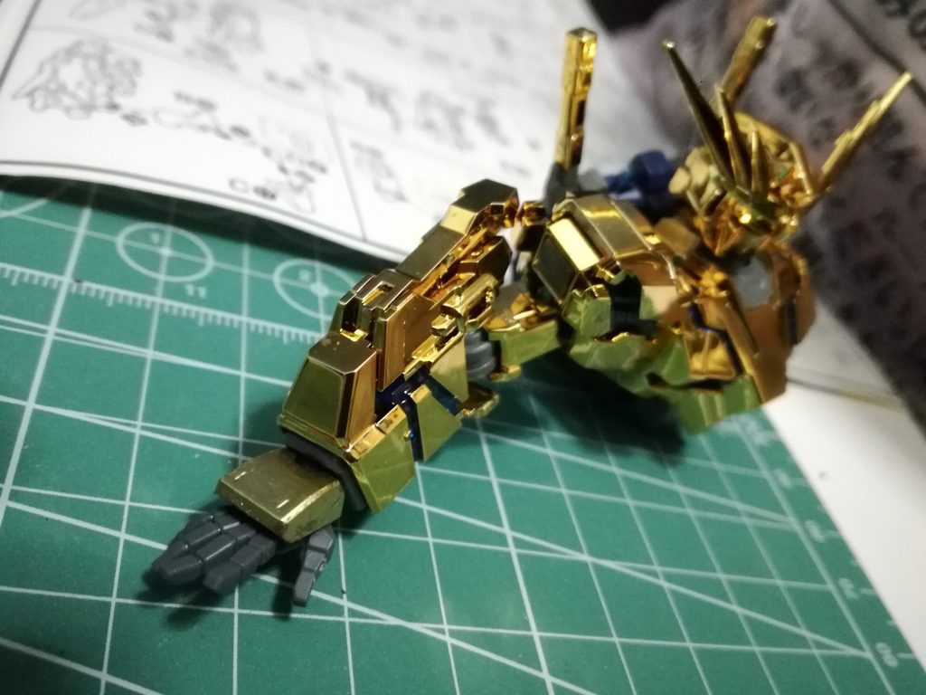 ハンドパーツを平手に換装