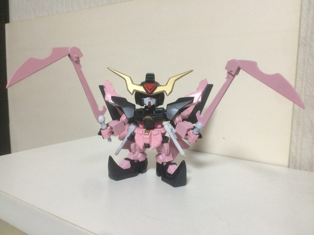 HG発売前から制作していましたので
鎌ギミックがすげえことにww