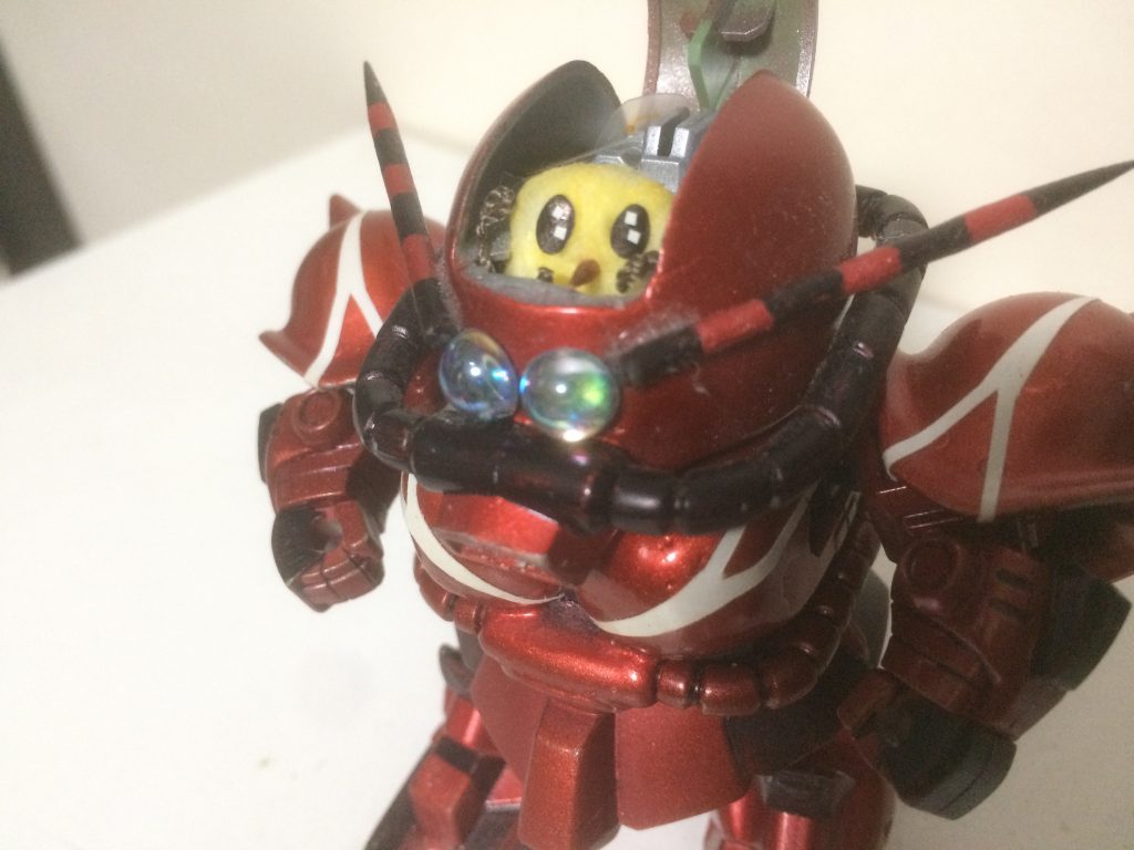 *！？*


コクピット（？）に同じくメレメレの花畑で遭遇するアブリーが...
もしやこれを操っているのは...？？？