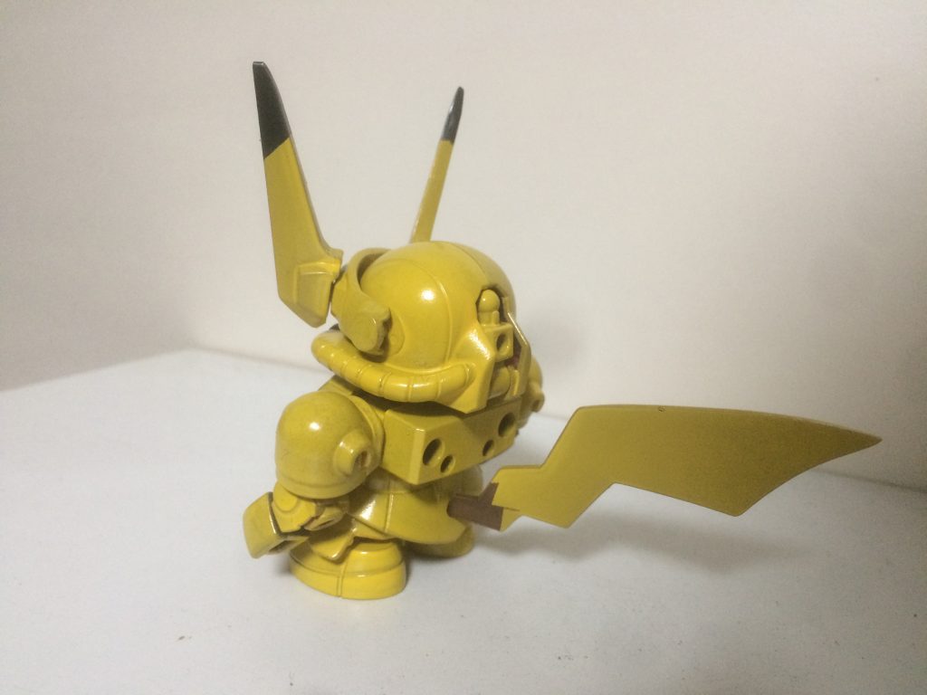 【ポケモンガンプラ】ピカチュウ–2枚目/制作者：コン◎SDポケモンガンプラ