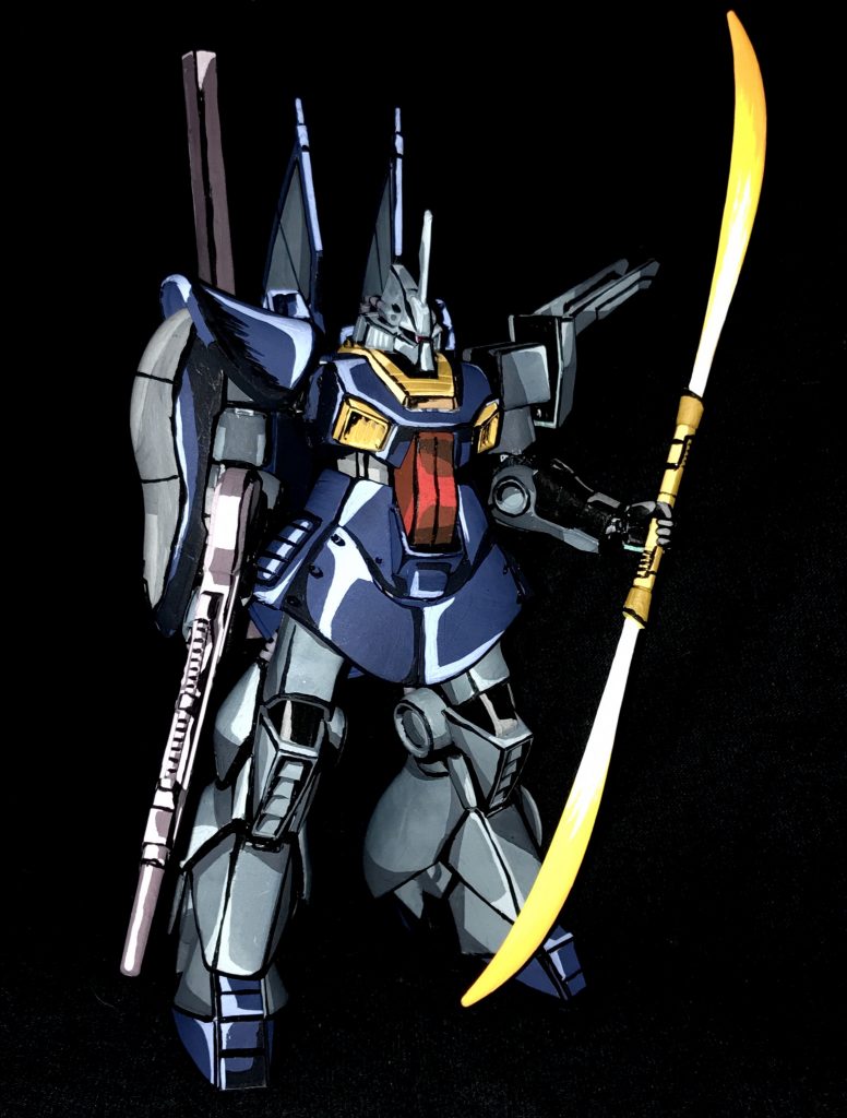 1/144 HG ディジェ ナラティブカラーver アニメイラスト風模型–2枚目/制作者：@j_gunaka