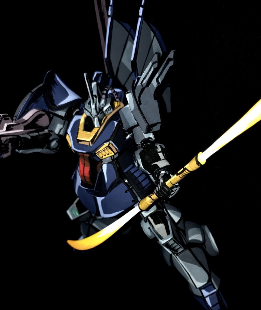 1/144 HG ディジェ ナラティブカラーver アニメイラスト風模型–3枚目/制作者：@j_gunaka