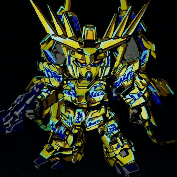 SDクロスシルエット フェネクス アニメイラスト風模型