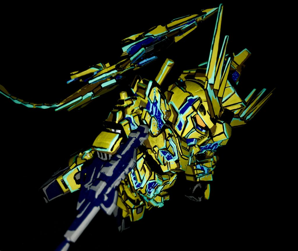 SDクロスシルエット フェネクス アニメイラスト風模型–3枚目/制作者：@j_gunaka