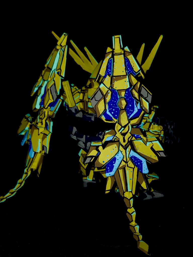 SDクロスシルエット フェネクス アニメイラスト風模型–5枚目/制作者：@j_gunaka