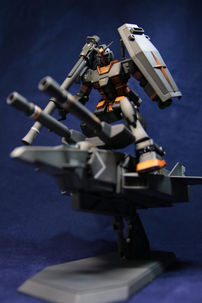 そうそう、先にG-ファイターをドイツ空軍ぽく仕上げたんでガンダムもこのカラーに(*´▽｀*)
