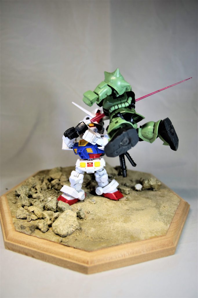 SDCSverガンダム大地に立つ！ジオラマです～(*´▽｀*)–2枚目/制作者：Naohiko Tada