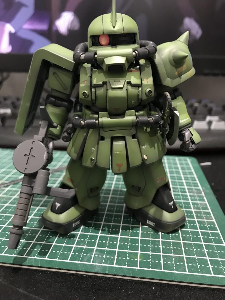 SD　ザクⅡF型　ノイエン・ビッター機–5枚目/制作者：ぼぶ