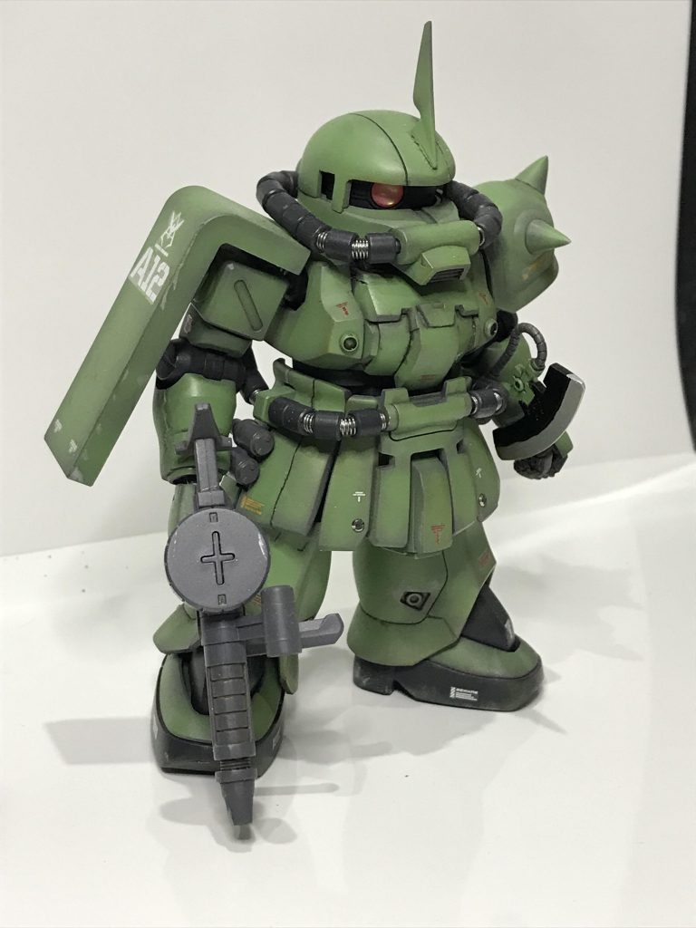 SD　ザクⅡF型　ノイエン・ビッター機–2枚目/制作者：ぼぶ