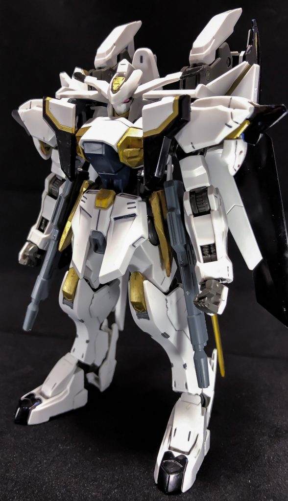 こちらが全身像です。関節の関係で上半身が結構マッシヴになりましたがかっこいいので結果オーライです。