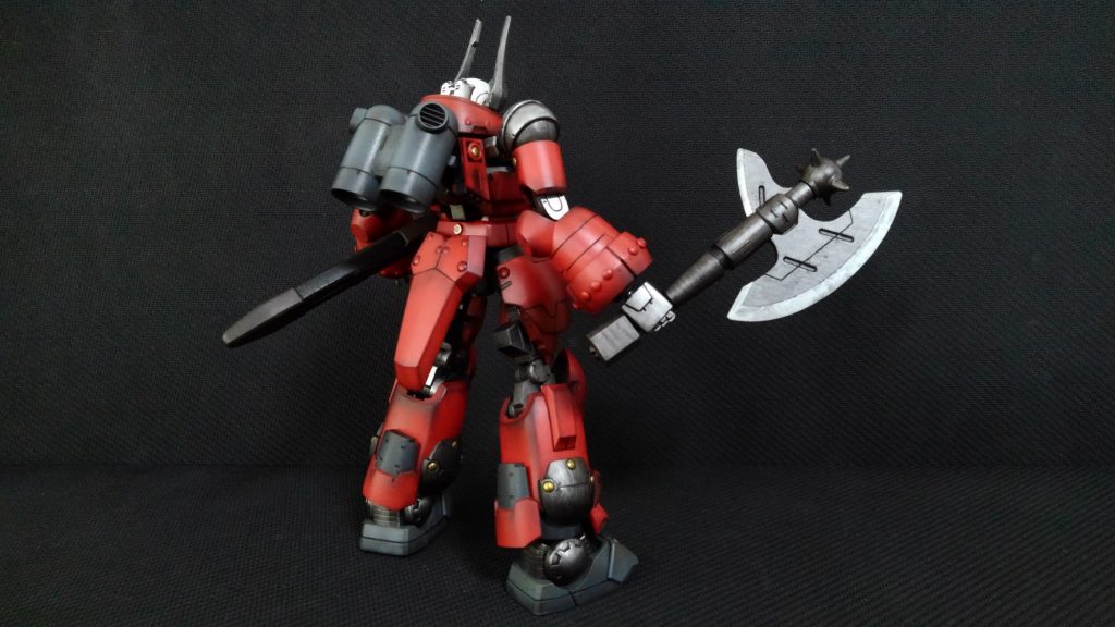 バックショット。ネオジム接続なので、マントはずせます。