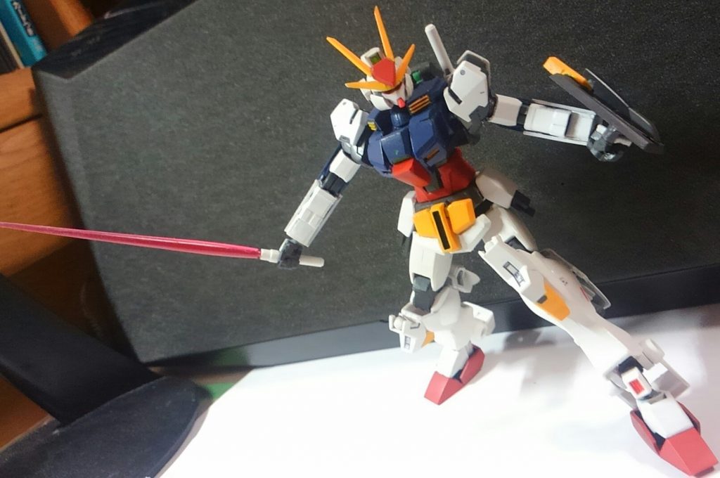 そして､ビームサーベルです｡
写真はリアルモード状態ですが､SDモードでも使うことが可能です｡