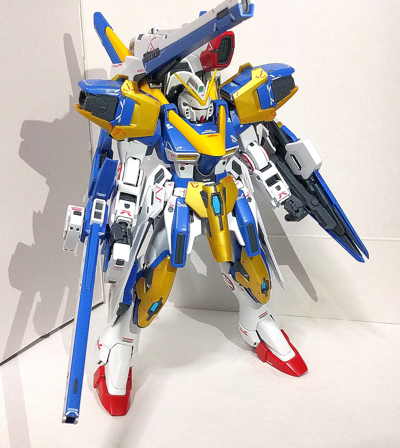 MG ガンダム V2 素組 アサルトバスター拡張パーツ+solo-truck.eu