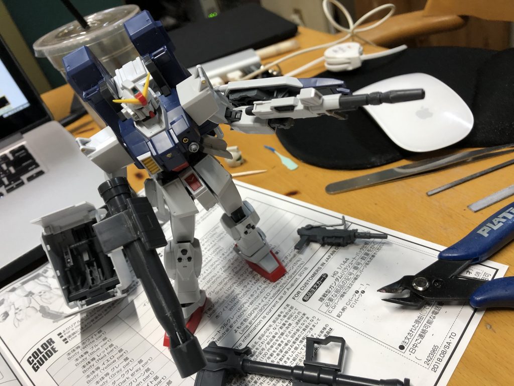 ＨＧ 1/144 陸戦型ガンダム（パラシュート・パック仕様）–7枚目/制作者：いま