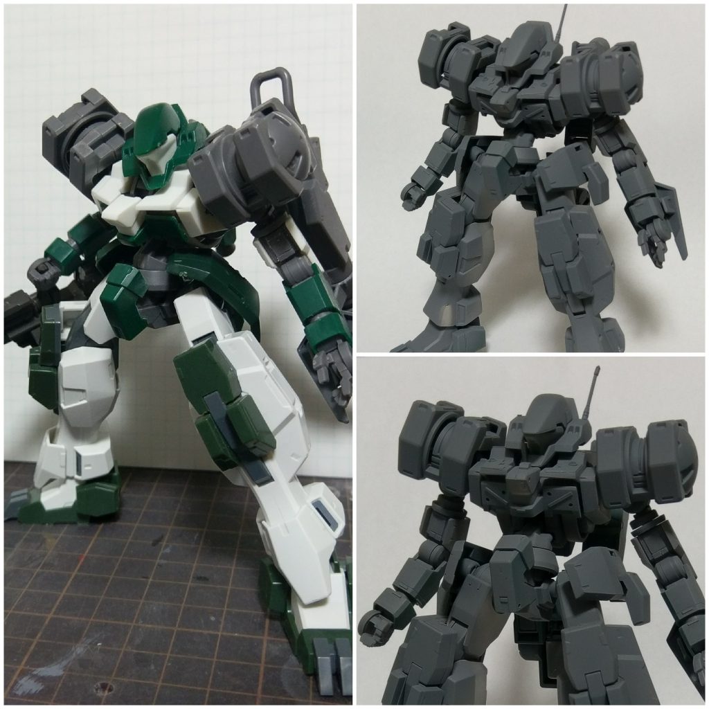 鉄血のキットをメインに使用。足はサバーニャです