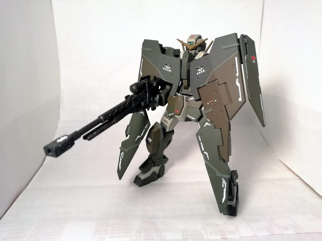 シールド展開！ 分かりにくいですが、緑5色で塗り分けてます