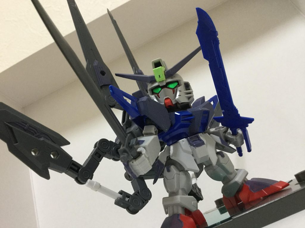 民間人を助けているシーン。その民間人から見たデスペラードの姿。