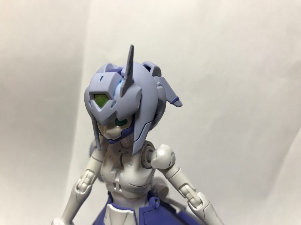髪を一部延長しました