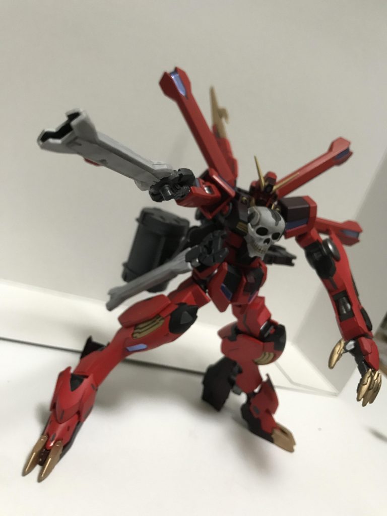 クロスボーンガンは無改造のそのままです。