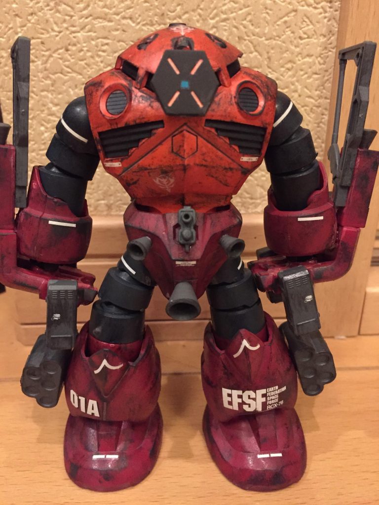 全体的に汚してみました