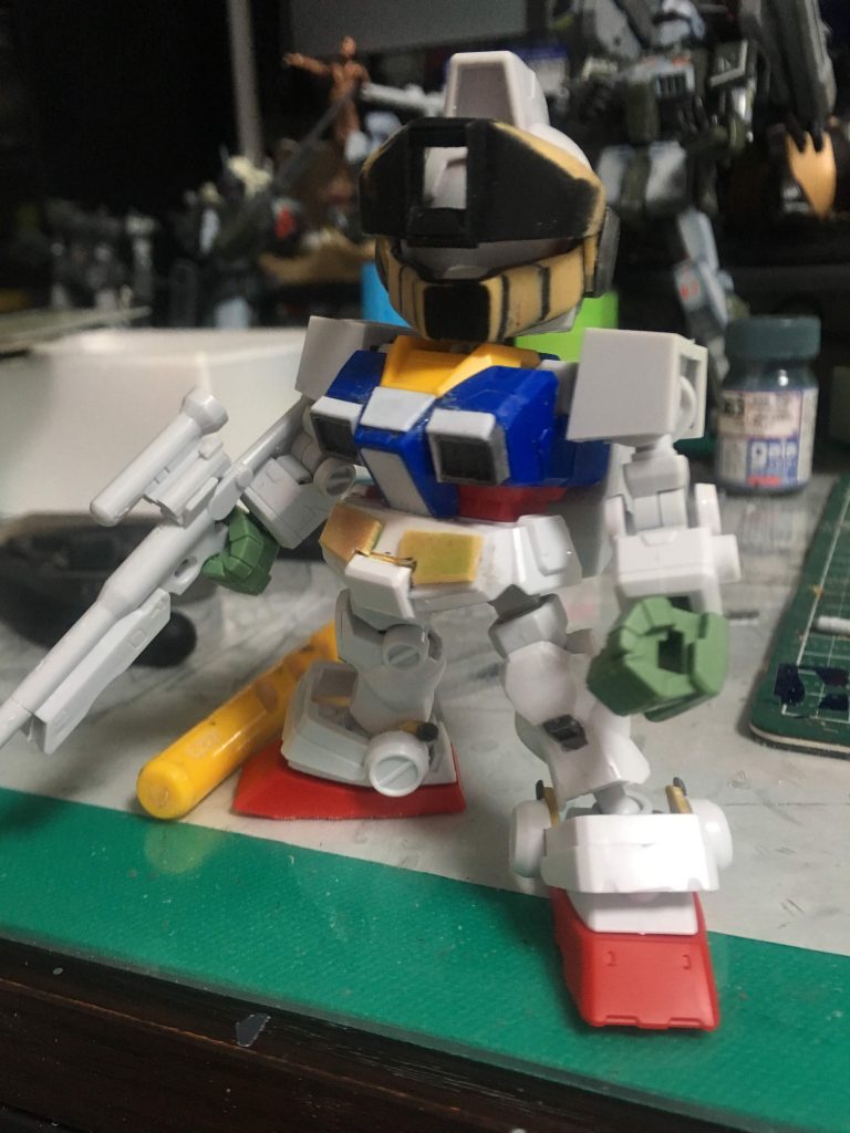 バイザーの形に1番手こずりました💦
MSD版を参考にしてます。