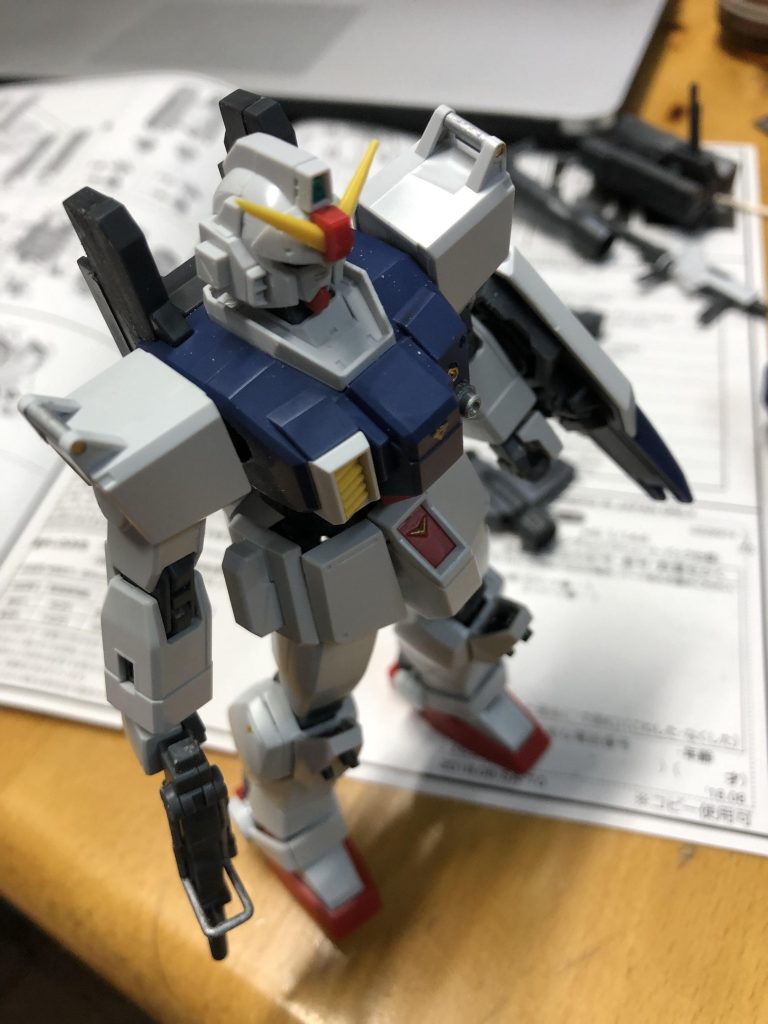 ＨＧ 1/144 陸戦型ガンダム（パラシュート・パック仕様）–3枚目/制作者：いま