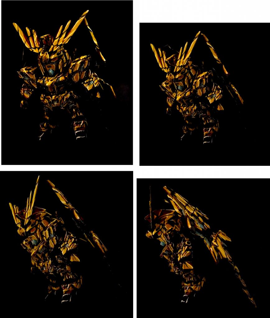 前回撮影していなかった黒背景バージョンです。
イラスト風塗装は黒背景だとより映える気がします。