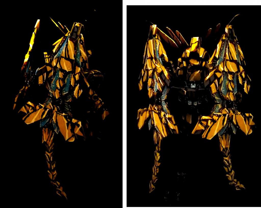 SDフェネクスNT版 イラスト風塗装 LEDライト設置撮影–6枚目/制作者:リューノ