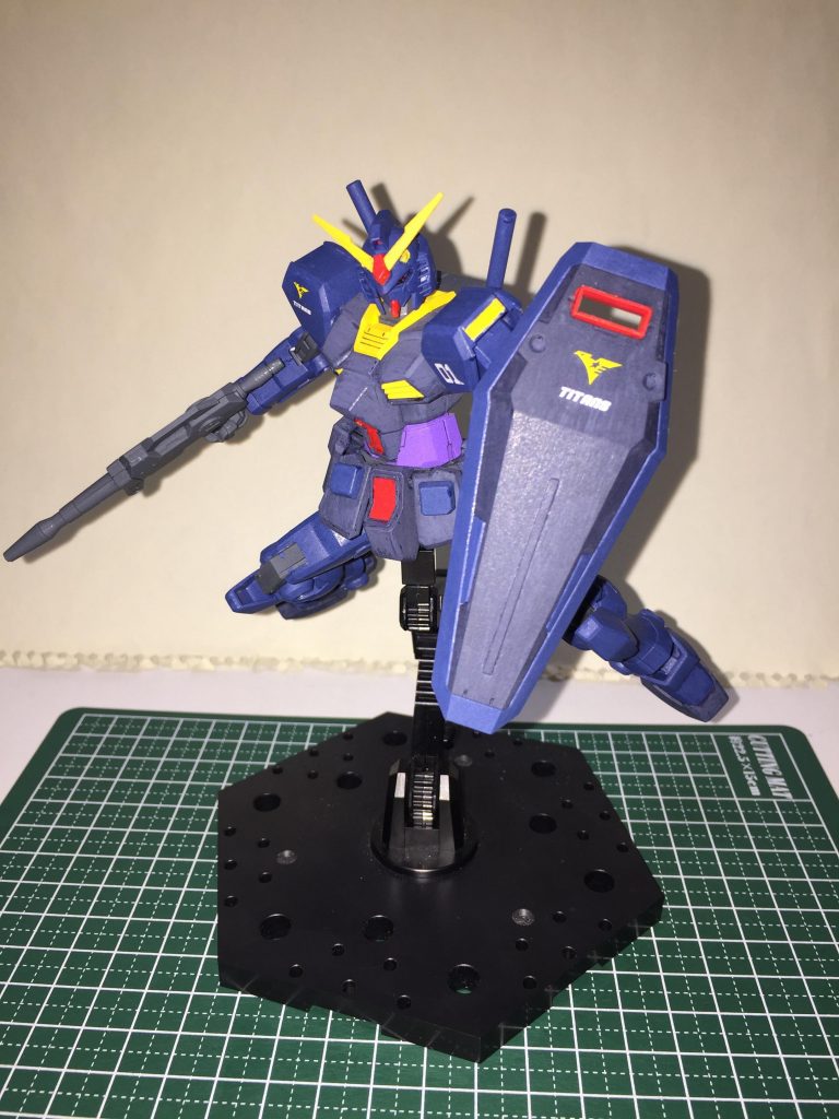 GBN ベースガンダム–5枚目/制作者：指切り抜刀斎(デザインナイフ)