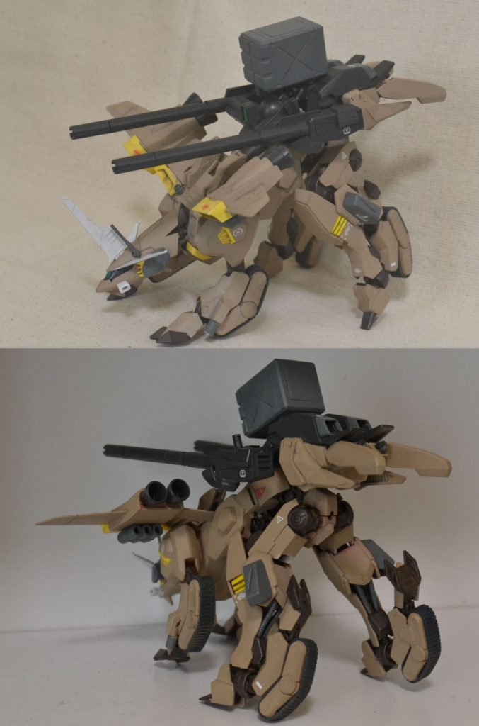 ■2．通常モード
だいぶ腰高になってしまいましたが獣感は強まりました。