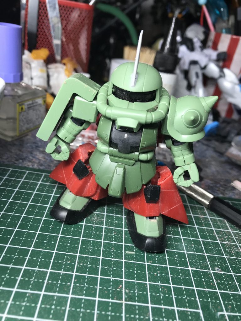 元のパーツも使いつつ…